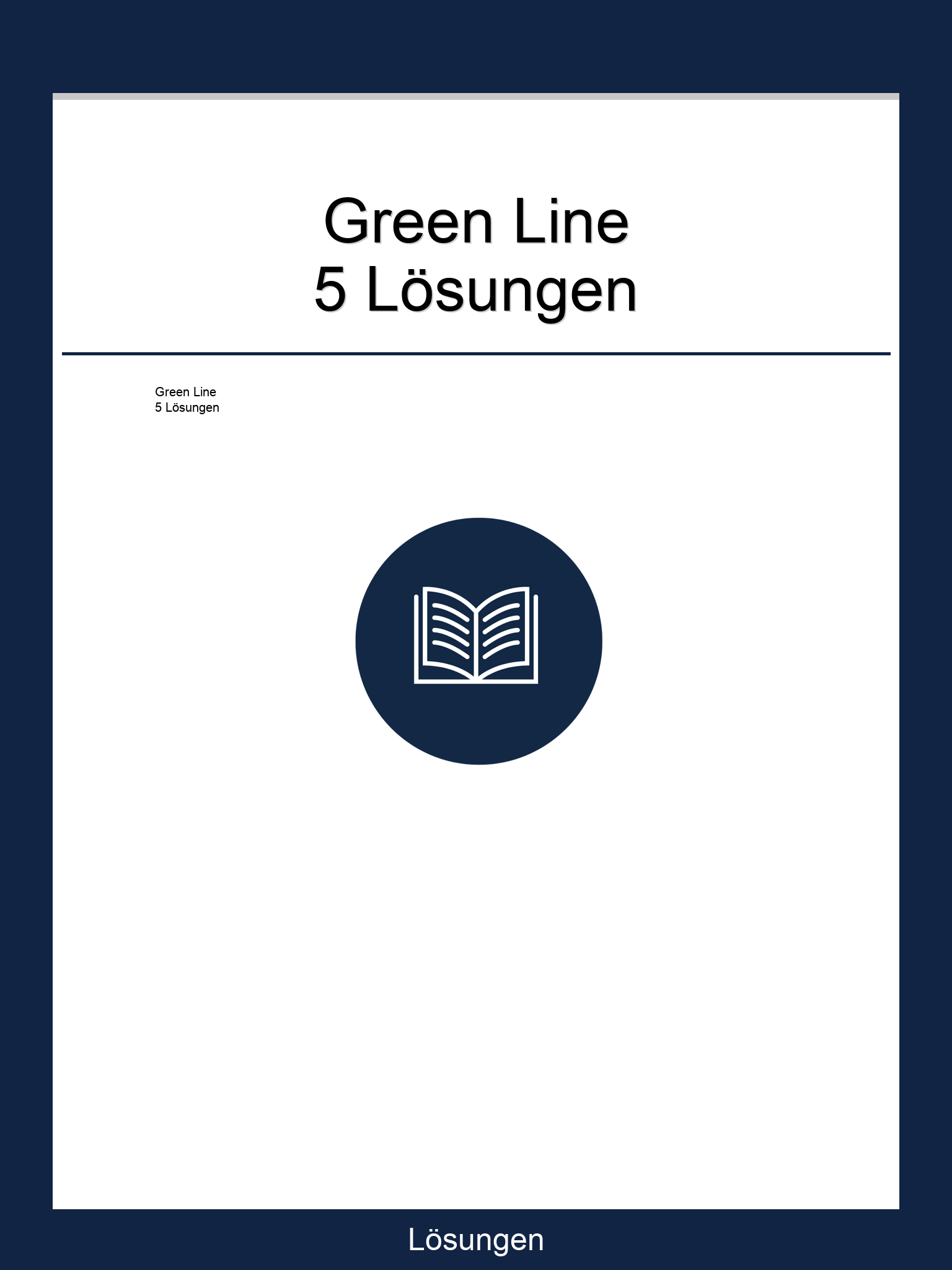 Green Line 5 Lösungen PDF